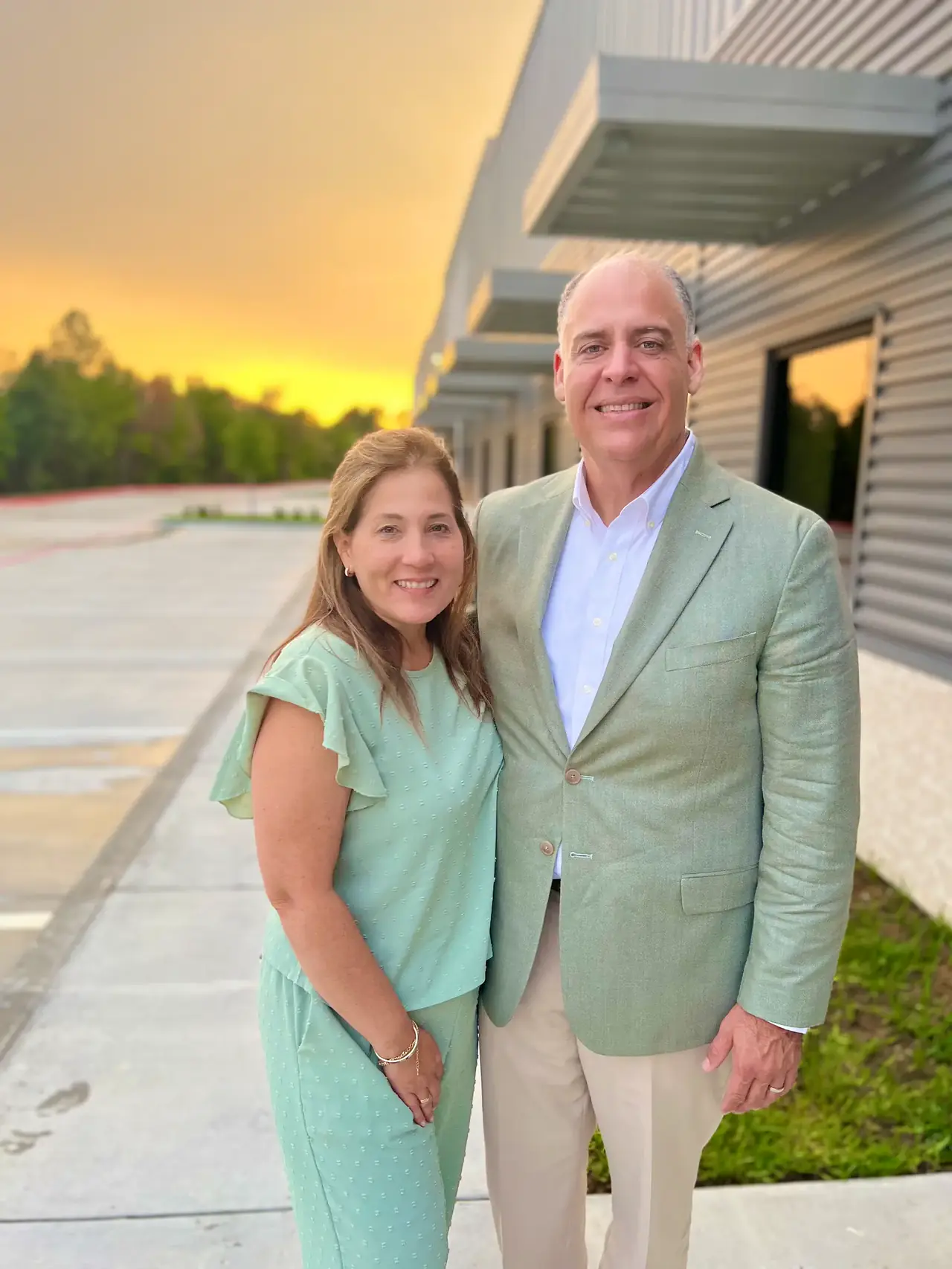Christian and Eukarys serve together as pastors of Carismah Church.